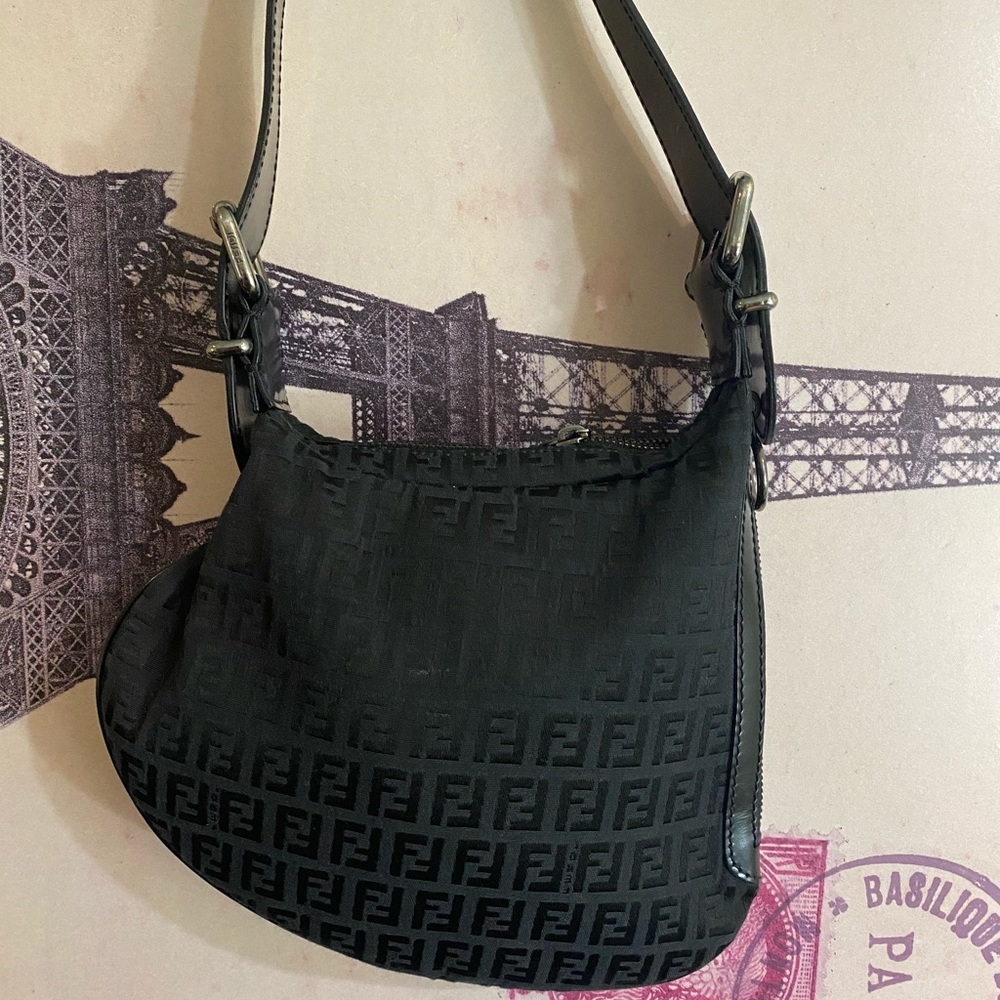 Fendi zucca hobo shoulder bag